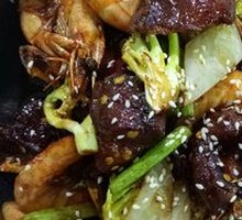 Spicy Pot Pork Ribs and Shrimp
