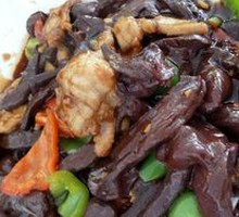 Stir-fried Pork with Red Mushrooms