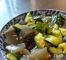 Homemade Cucumber with Cold Noodles