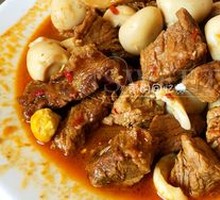 Beef Stewed with Quail Eggs
