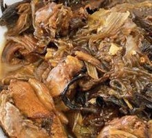 Chicken Stewed with Mushrooms