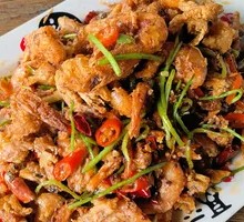 Crispy Fried Small River Shrimp