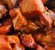 Braised Pork with Chicken Gizzard