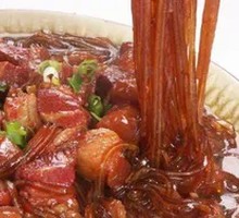Braised Pork with Green Beans and Vermicelli