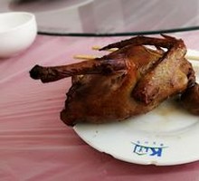 Peachwood-Smoked Pigeon