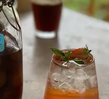 Plum Sparkling Drink