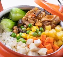 Soy-Glazed Chicken Leg Rice