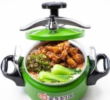 Braised Pork Ribs with Soy Sauce Flavor Rice