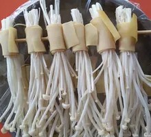 Tofu Skin Rolls with Enoki Mushrooms