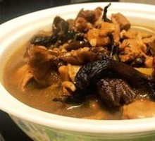 Chicken Stewed with Mushrooms
