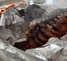 Aluminum-foil Grilled Sea Bass
