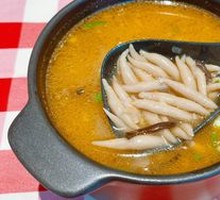 Mushroom Soup with Buckwheat Noodles