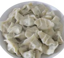 Pork and scallion dumplings