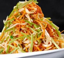 Enoki Mushroom Salad with Cordyceps