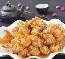 Wheat-Scented Shrimp Balls