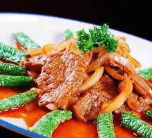 Honey-glazed Beef Strips