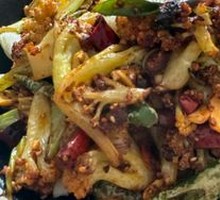 Spicy Cauliflower in Hot Pot