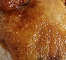 Honey-glazed扒 Chicken