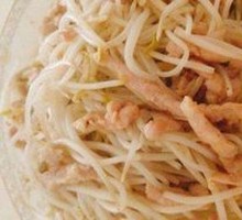 Stir-Fried Pork Shreds with Bean Sprouts