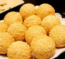 Sesame Ball Skewers