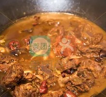 Stewed Pork Ribs in Iron Pot