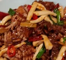 Stir-fried Beef Tripe with Pig Kidney