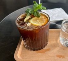 Whiskey Sparkling Americano