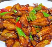 Braised Eggplant Rice Bowl