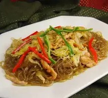 Sour Cabbage and Vermicelli Rice Bowl