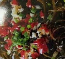 Cold-mixed kelp strands