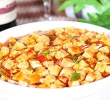 Spicy Mapo Tofu with Red and White