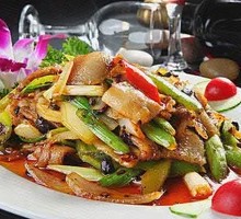 Spicy Pork with Potatoes over Rice