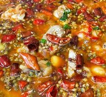 Boiling Frog with Spicy Sauce