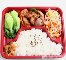 Four-Dish Rice Platter