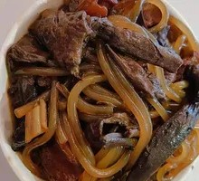 Red Mushroom Noodles
