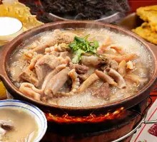 Three Delicacies Beef Tripe Soup Pot
