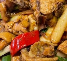 Soy-Glazed Chicken with Rice Noodles