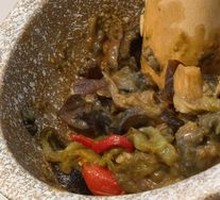 Stir-fried Eggplant with Chili and Salted Duck Egg