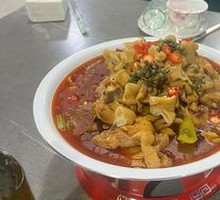 Spicy Pork Intestines and Chicken