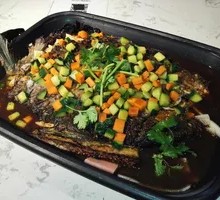 Sauce-Flavored Grilled Catfish