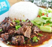 Braised Pork Ribs Rice Bowl