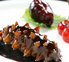 Braised Sea Cucumber with Green Onion