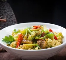Stir-fried Cauliflower with Pork