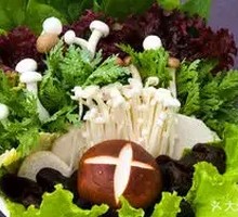 Mushroom and Vegetable Platter