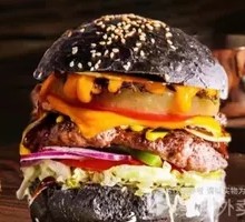 Black Gold Squid Burger Supreme