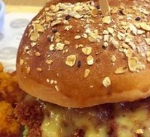 Signature Honey Mustard Beef Burger