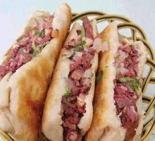 Ham-filled Flatbread