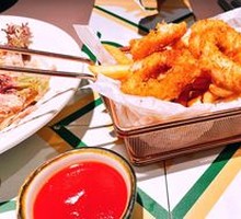 Squid Rings and Fries Platter