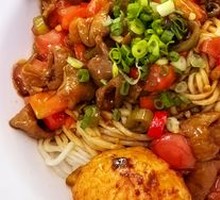 Stewed Intestines with Noodles
