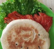 Braised Flatbread with Pork Tenderloin